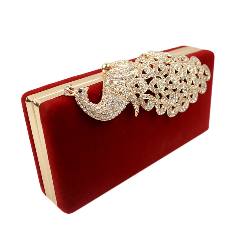 Новинка 2016 женские вечерние сумки с павлиньими бриллиантами 6 цветов маленькие