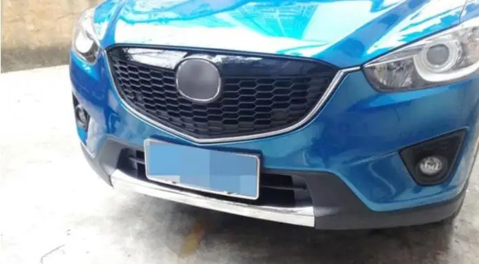 Подходит для 2012-2016 mazda CX-5 CX5 хромированный передний нижний бампер крышка гриля губ