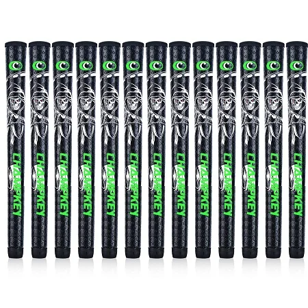 Green Standard Champkey 13 шт. из искусственной кожи смерти захват гольф-клуба три размера Стандартный Средний размер и более Размер Гольф Захваты - Цвет: Green Standard