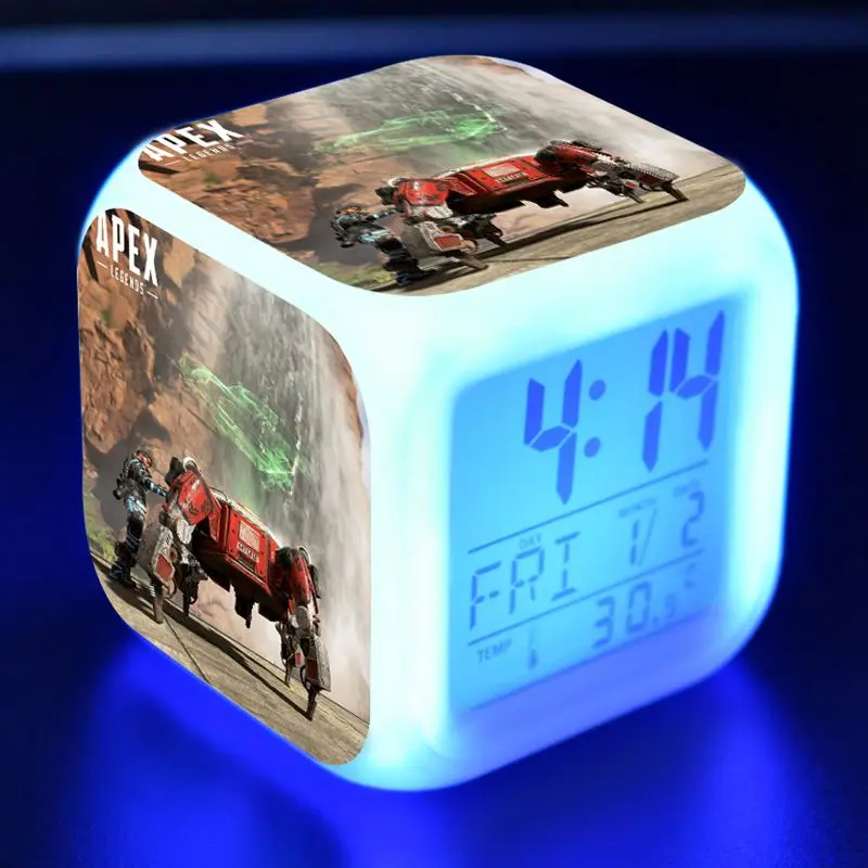 N9 Боевой Королевский Apex Legends рисунок светодиодный Будильник красочный флэш-светильник Apex Legends игра для мальчиков Figma игрушки - Цвет: N9
