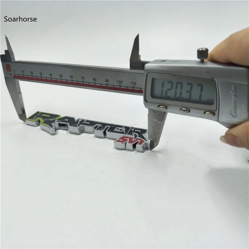 

For Ford F150 F-150 Ranger Raptor SVT Metal Emblem Badge Door Side Fender Nameplate Stickers