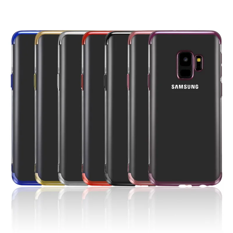 Guties прозрачный покрытие чехол для samsung Galaxy S7 край S8 S9 Plus Чехлы ультра тонкий
