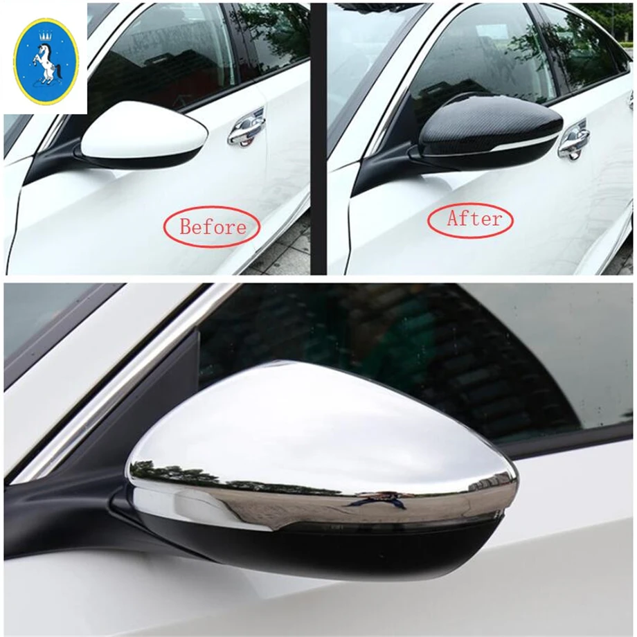 

Car Exterior Accessories Parts Outside Door Rearview Mirror Cap Cover Trim Fit For Honda Accord 10th 2018 - 2022 Carbon Fiber
