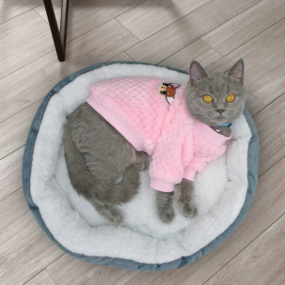 Одежда для милых кошек Зимняя одежда с котенком Куртки Куртка Костюмы домашних