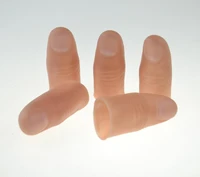 10pcs hard thumbs up fake thumb tip for vanishing exchanging and appearing magic tricks close up street illusions prop comedy
