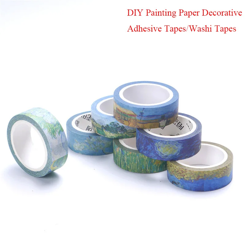 

Kawaii Art Painting Paper Japanese Masking Washi Tape Decorative Tape Decorative Diy Scrapbooking Sticker Stationery