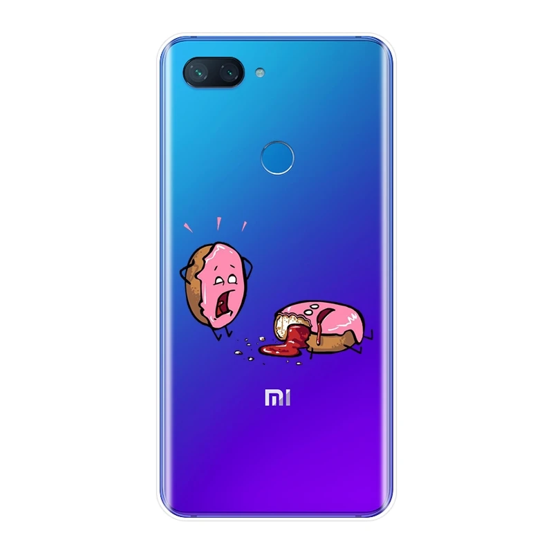 Мягкий силиконовый чехол для телефона Xiaomi MI 5 5C 5S 5X 6 6X Plus пончик мороженое Cooky ack A1 A2