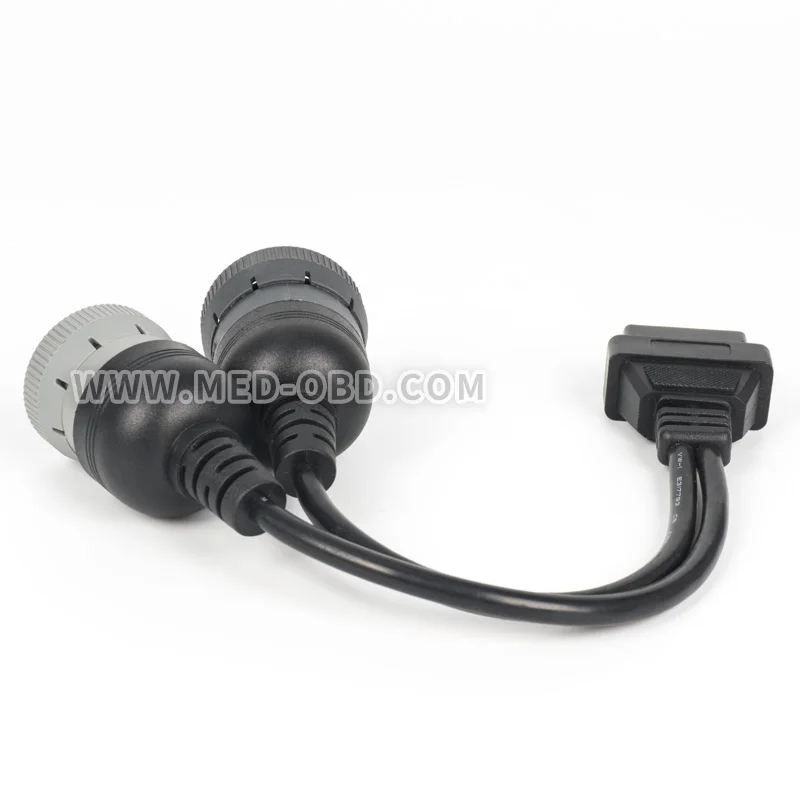 Y J1939 кабель OBD2 16pin гнездовой к J1708 6pin и 9pin сплиттер Deutsch j1939 Соединительный для