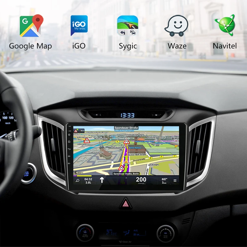 Jansite 10 &quotAndroid автомобильный gps Мультимедийный проигрыватель для hyundai Creta 2015 2018 wifi 4G