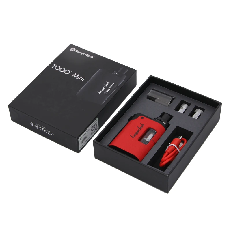 Kanger того Mini 2 0 комплект 1 9 мл бак 1600 мАч/4 3 8 Распылитель Kangertech с CLOCC катушки голову