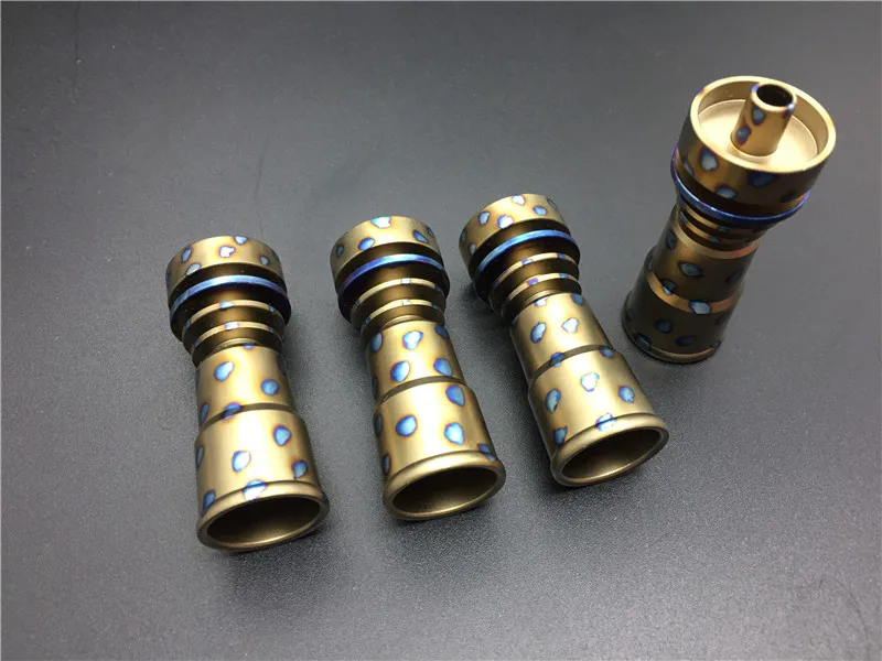 Domeless GR2 Красочные Титановые ногти оба 14 мм 18 женские соединения титановые | Дом и