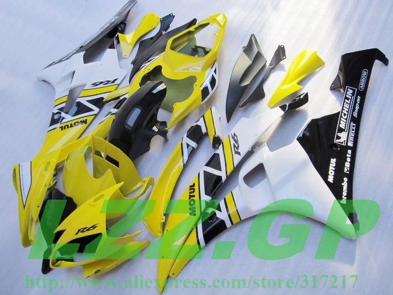 Новинка 100% Обтекатели из ABS для Yamaha YZF-R6 06-07 YZF R6 06 07 600 2006 2007 #7YS1 | Автомобили и