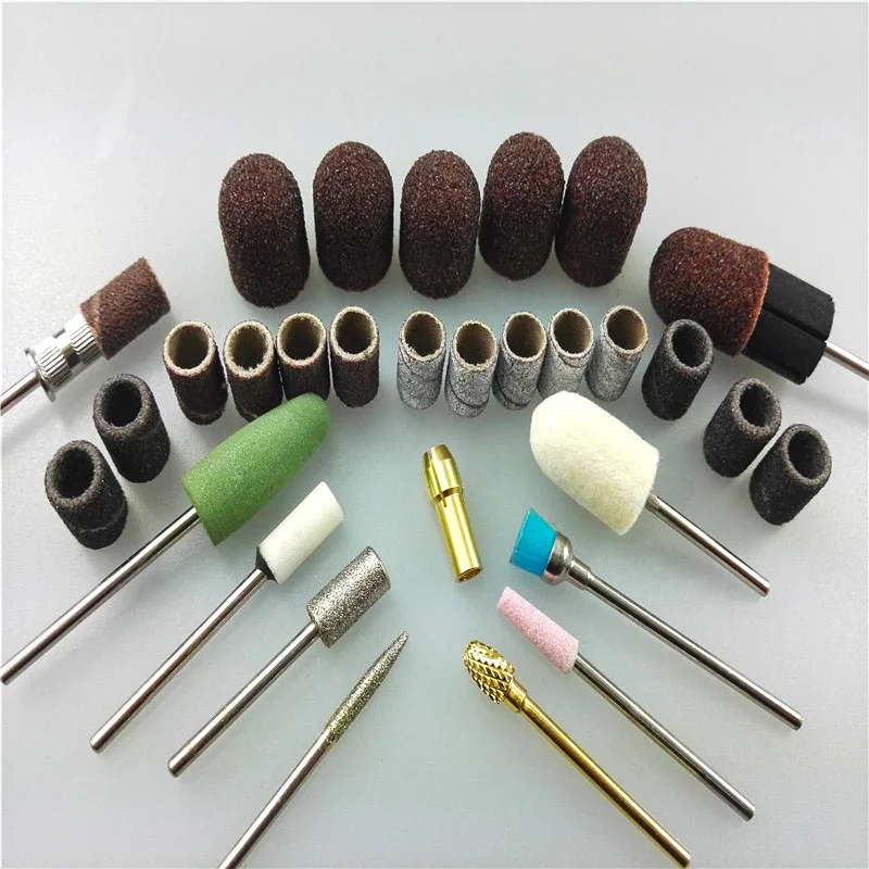 Набор для аппаратного маникюра 15 видов/набор|machine manicure|manicure drill bitsnail |