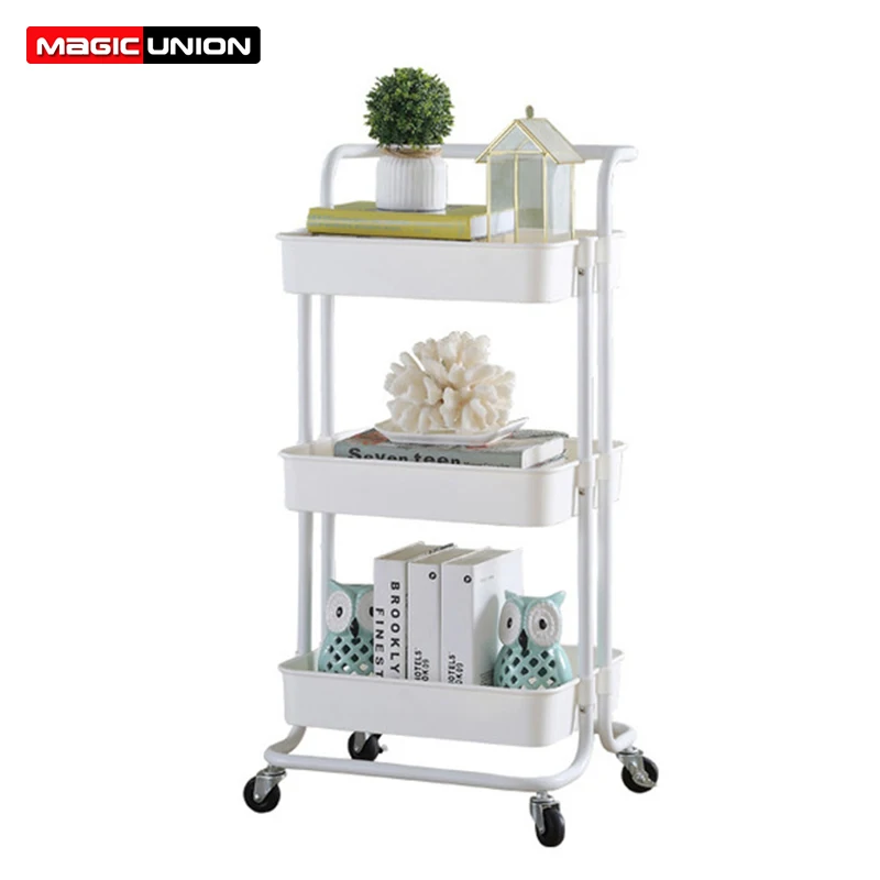 Многоярусная тележка Magic Union подвижная кухонная полка для хранения в гостиной