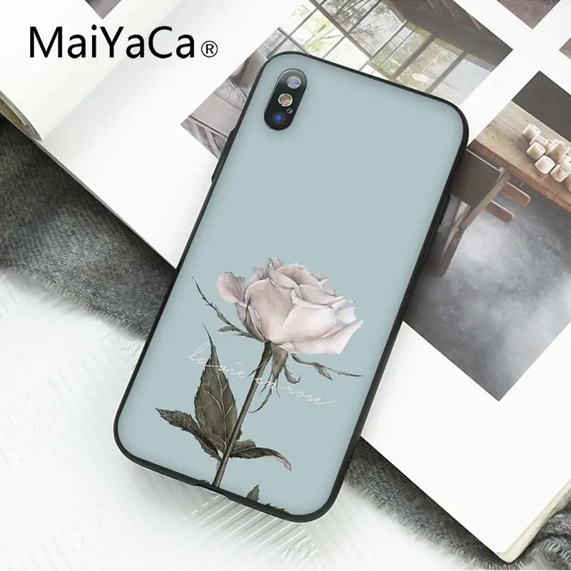 MaiYaCa Art эстетическое цветочное слово цитаты чехол для телефона iphone 11 Pro 11Pro MAX X XS MAX 6 6s 7 7plus 8 8Plus 5 5S SE XR