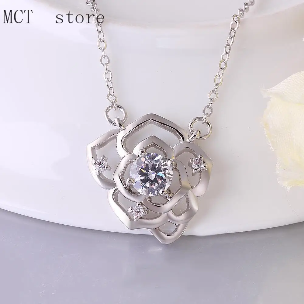 N034-C Wholesale High Quality Women Men zircon necklace Fashion Jewelry Free shopping 18K gold plating | Украшения и аксессуары