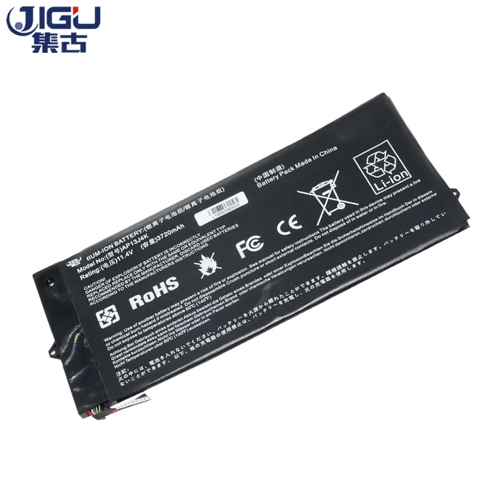 JIGU AP13J4K Аккумулятор для ноутбука ACER Chromebook 11 C740 C3P1 C4PE C720 C720P 3 ячейки|Аккумуляторы