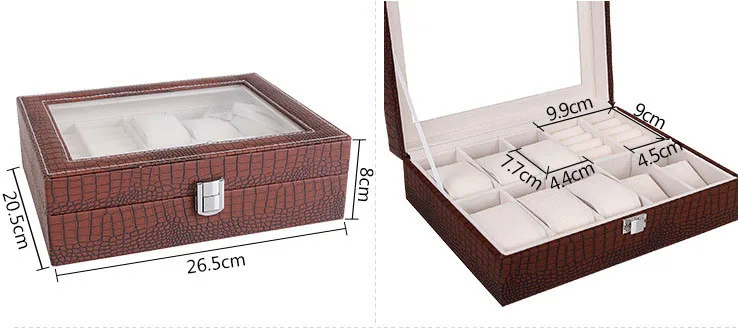 Wholesale Box for Jewelry/Watch/Bracelet/Ring Women/Men Leopard Leather Storage&ampDisplay Watches Hour Cases Gift Packaging | Наручные