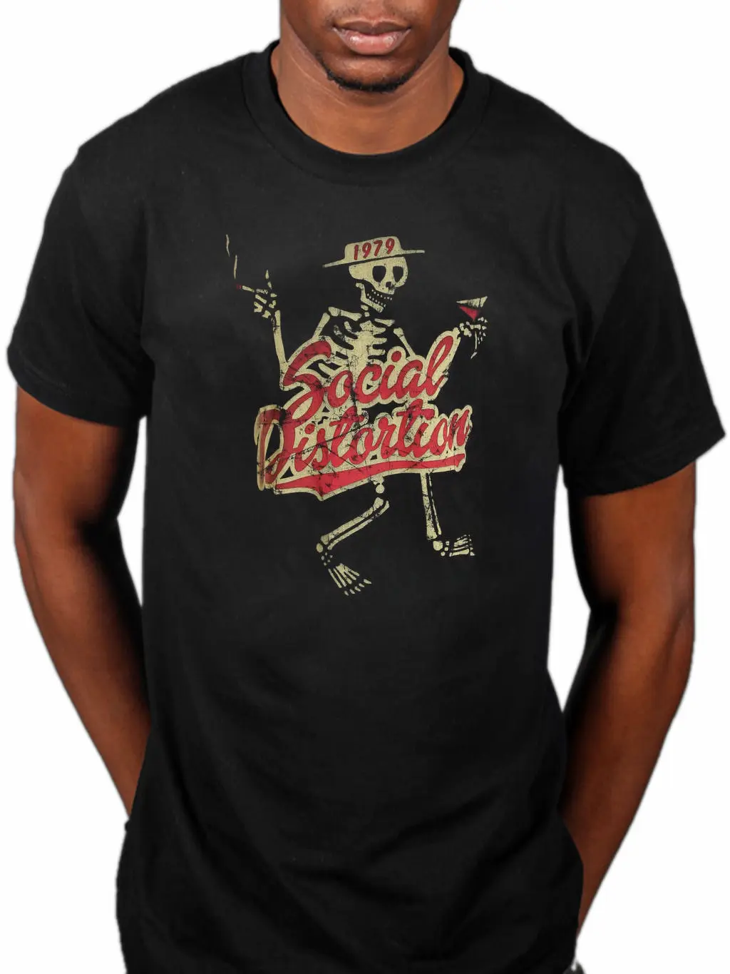 Официальная Винтажная футболка Social Distortion 1979 вечерние футболки с изображением