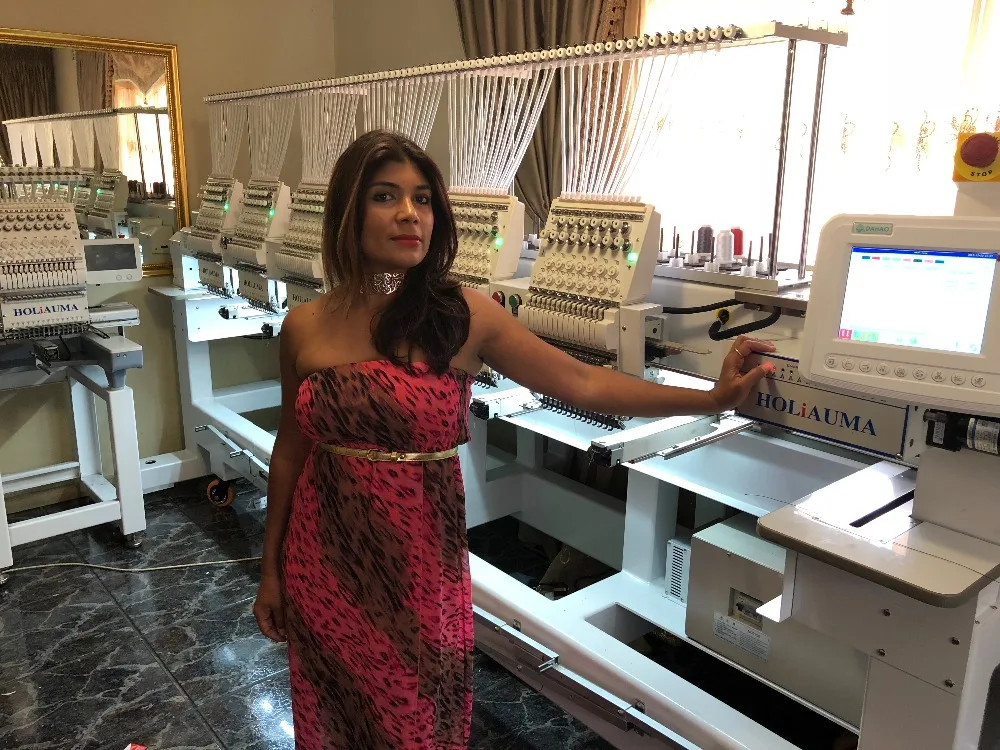 Компьютерная вышивальная машина для футболок 6 головок хорошего качества и