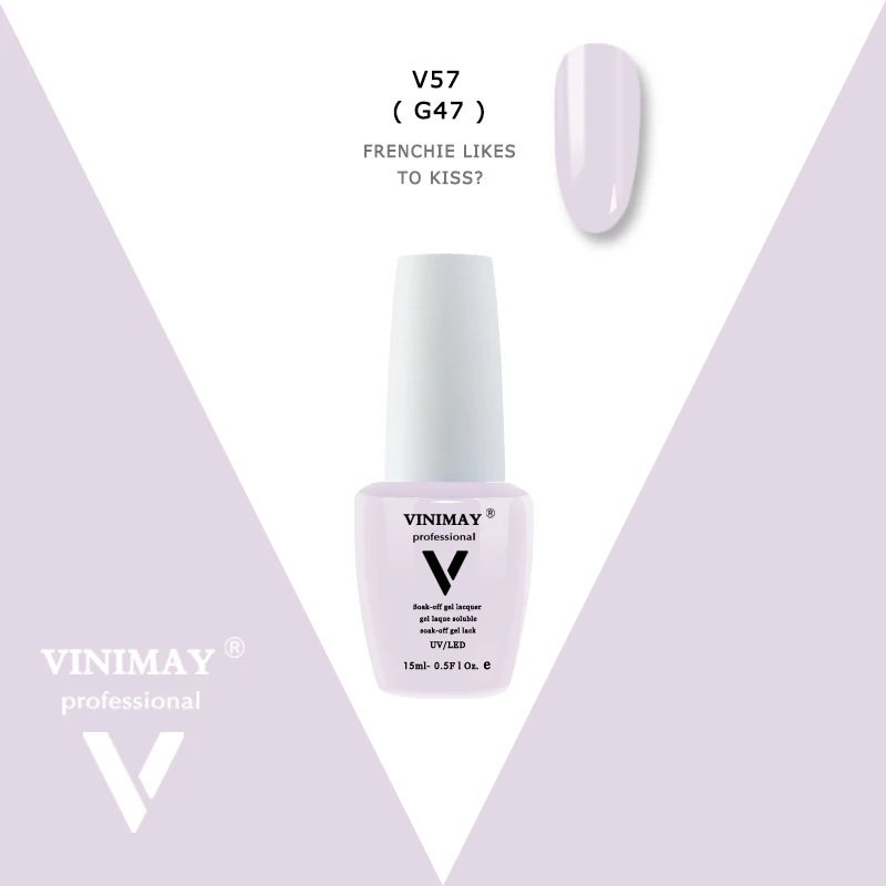 VINIMAY, Новое поступление, гель лак, УФ-гель для ногтей, Гель-лак Vernis, гель Nagellak, Гель-лак для замачивания, Гель-лак, праймер для ногтей, 15 мл - Цвет: V57