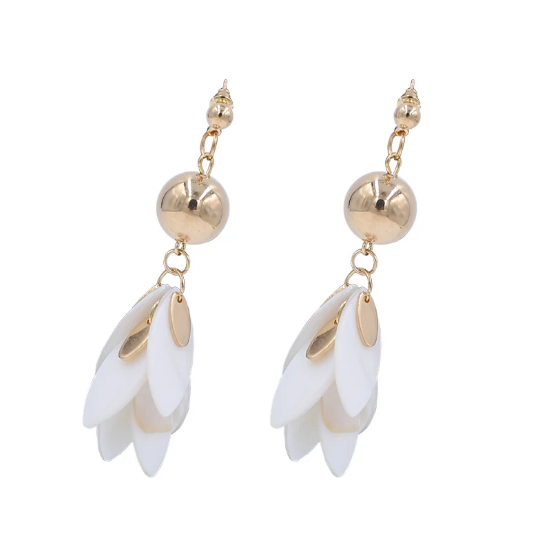 Diyimin 2017 Винтаж основа себе серьги Мода Bijoux богемный падение Свадебные Длинные