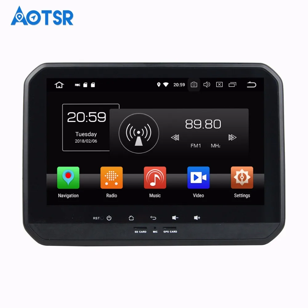 Автомобильный мультимедийный стерео радио аудио dvd плеер Android 8 0 GPS навигация для