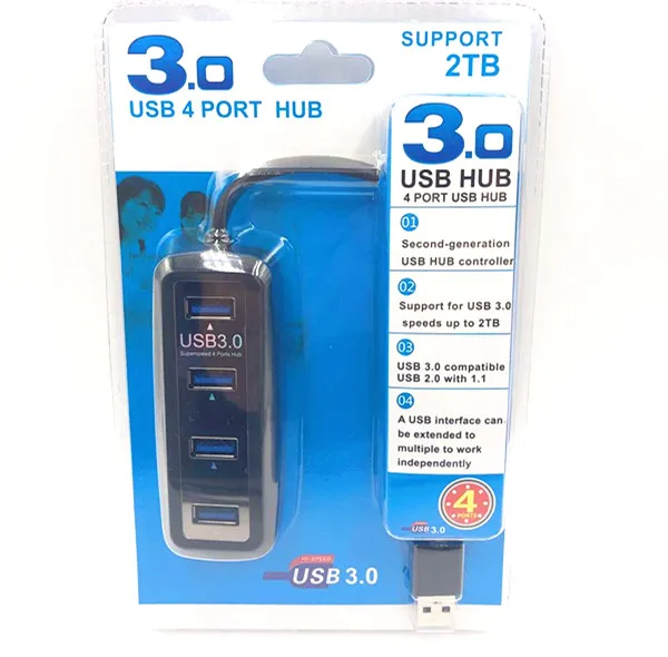 Высокоскоростной 4 порта USB 3,0 концентратор USB порт usb-хаб портативный OTG концентратор USB разветвитель для Apple Macbook Air ноутбук ПК планшет телефон