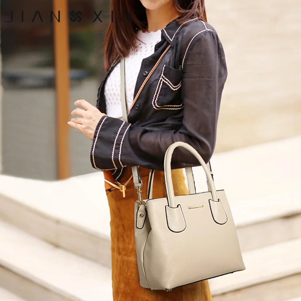 

JIANXIU Brand Genuine Leather Bag Luxury Handbags Women Bags Designer Handbag 2020 Newest Small Women Tote Female Shoulder Bag