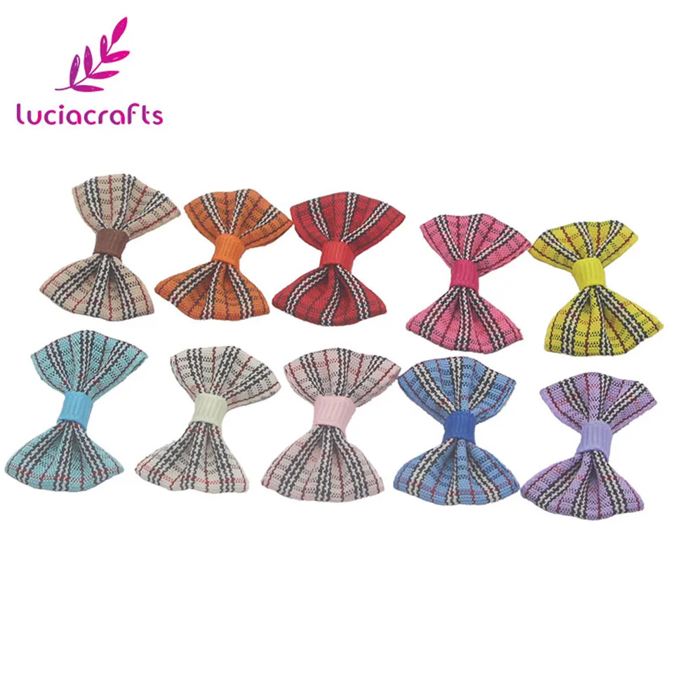 20 шт./лот, Приблизительно 3,5*2,5 см, мини-сетка для волос, галстук-бабочка, бант, без зажимов, сделай сам, подарок, Детский головной убор, платье, материал для украшения, B0310