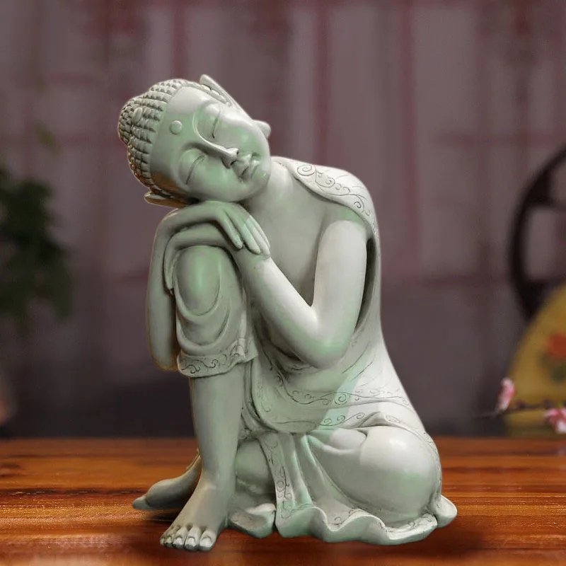 

Sleep Buddha ornaments Chinese statue of Buddha statue of art and home furnishing props show