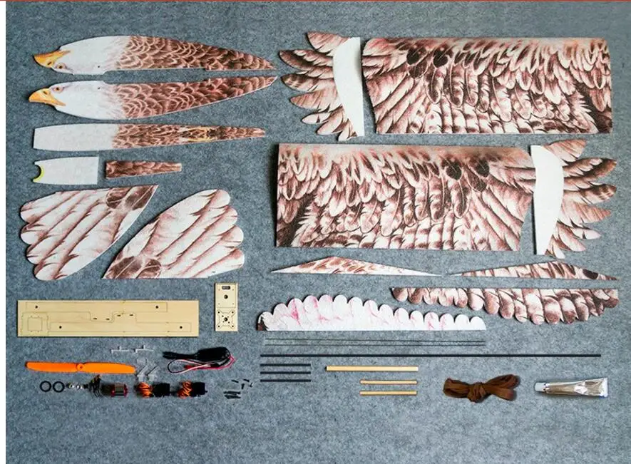 Радиоуправляемый Самолет EPP модель самолета Mini Eagle RC размах крыльев 1200 мм Eagle EPP медленно Летающий