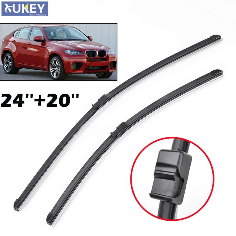 XUKEY 24 &quot20&quot стеклоочистители ветрового стекла для BMW X6 E71 E72 покрытие