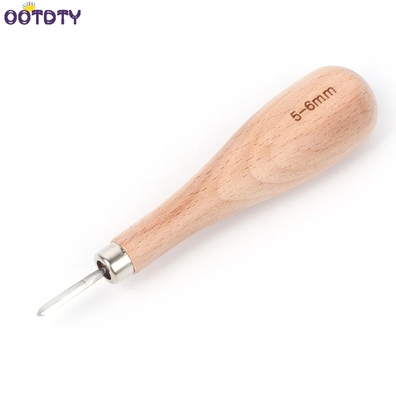5mm 6mm 3 мм 4 мм 5/6 мм кожаного изделия швы Awl инструмент для шитья бриллиант точка чайник - Цвет: 5mm 6mm