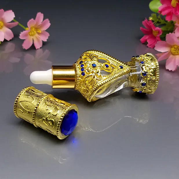 1 шт. металлическая стеклянная бутылка 8 мл в арабском стиле|oil container|glass bottle perfumebottle