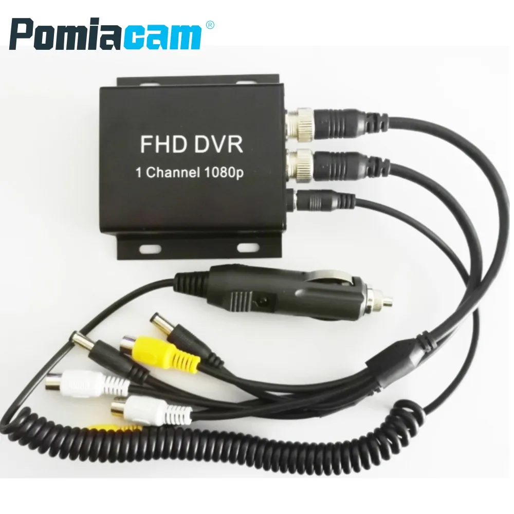 Оптовая продажа 10 шт./лот 1 канал FHD DVR поддержка 1080 TVI AHD камеры автомобильный