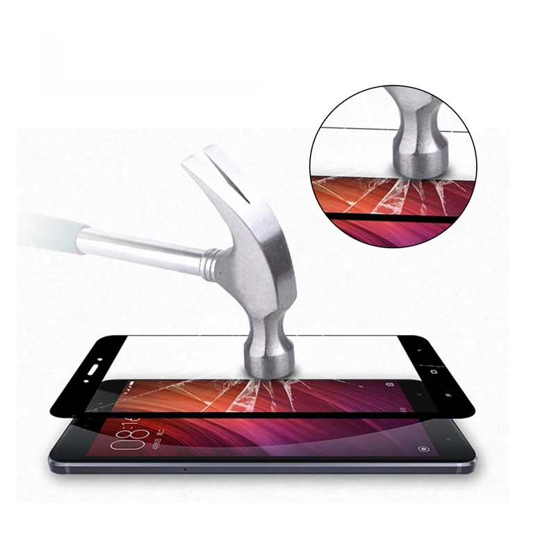 Для Xiaomi Redmi 4X полное покрытие закаленное стекло для Note 4 x note4x note4 xiomi xaomi xiami 9H