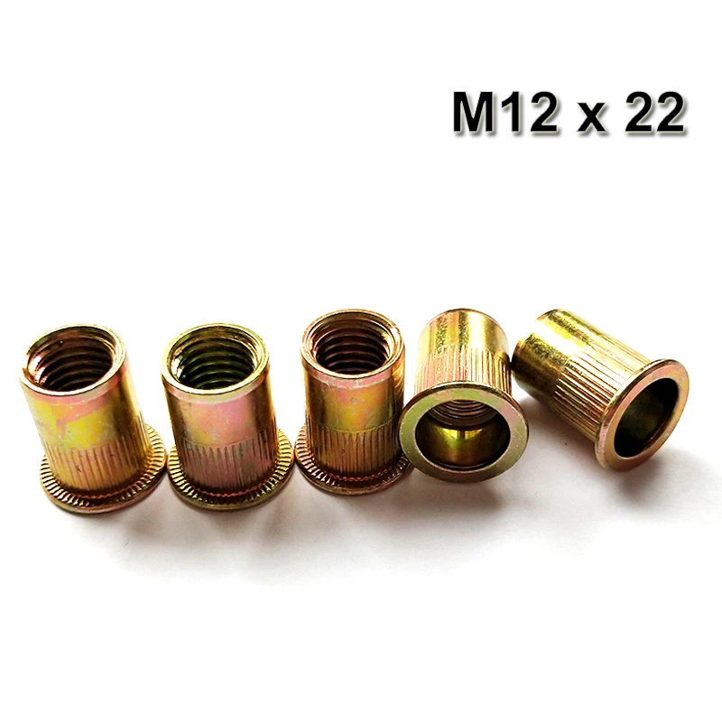

5pc rivet nuts M12x22