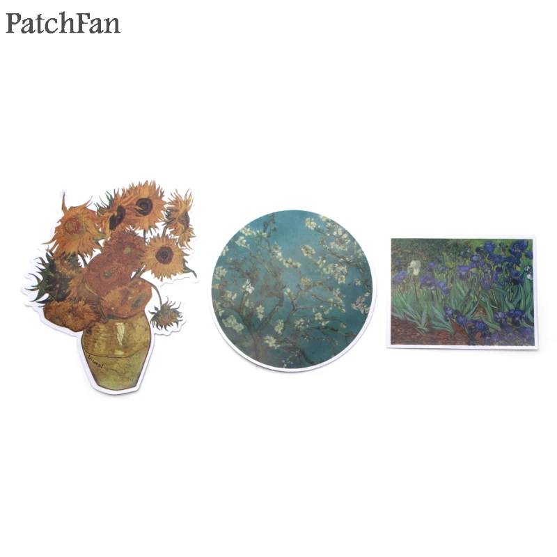 Patchfan 30 шт. Ван Гог художественная Живопись ПВХ водонепроницаемые наклейки для diy Скрапбукинг багаж скейтборд ноутбук настенная гитара A0940