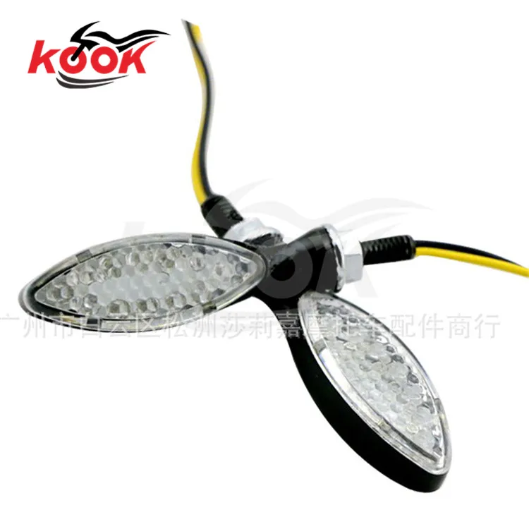 Хромированный Светодиодный указатель поворота мотоцикла для Harley Davidson