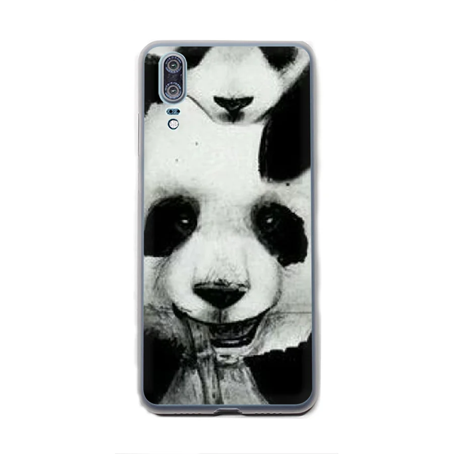 Чехол для телефона наброски панда Huawei P8 P9 P10 P20 Pro Lite 2015 2016 2017 2018 P Смарт мягкие ТПУ