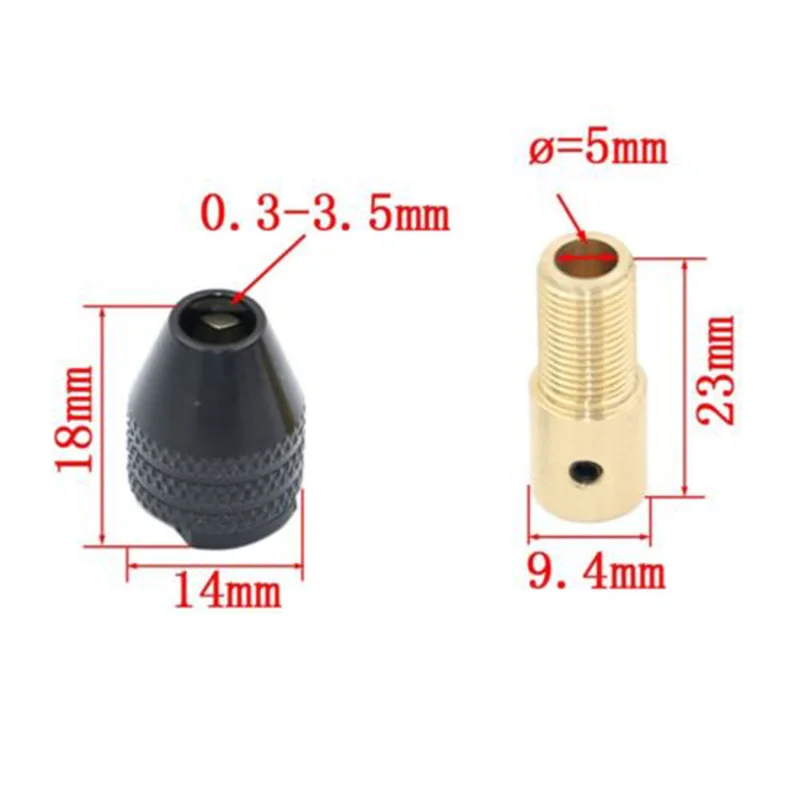

Universal Collet Mini 0.3-3.5mm Micro Electronic Drill Chuck Bit Adapter Tool UK
