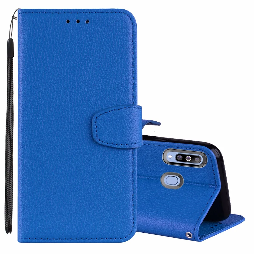 Кожаный чехол книжка для Samsung Galaxy M10 M20 M30 A30 A50 20 шт./лот 3 карты +