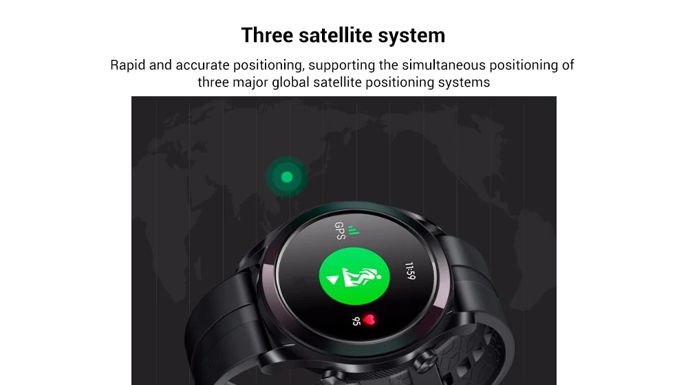Смарт-часы HUAWEI GT, gps, HD экран, Bluetooth, уличные спортивные часы с NFC, шагомер, монитор сердечного ритма, умные часы, мужские часы