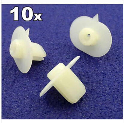 

10x For Honda Bumper to Wing Mounting Plastic Grommet Nut for Screws