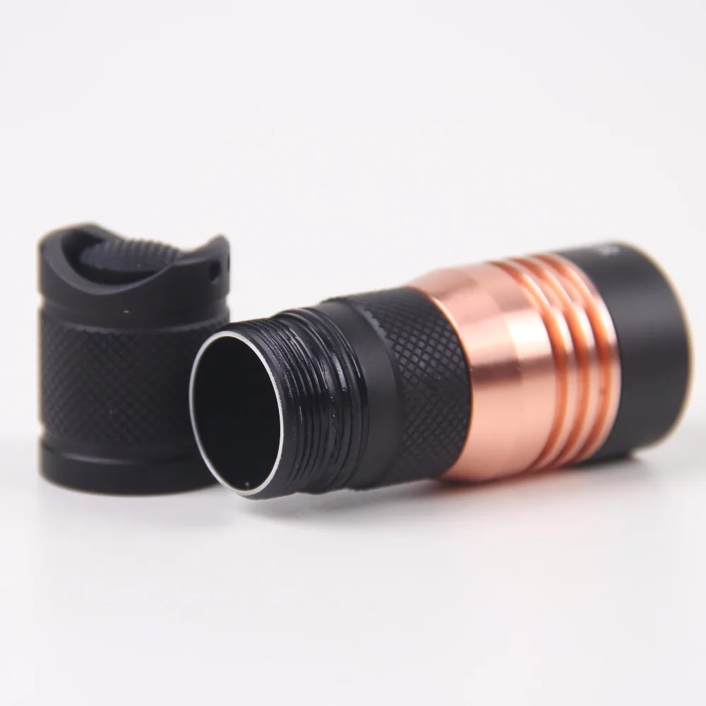 Карманный светодиодный фонарик Manker E14 1600 люмен 4x Cree XP-G3 LED/4x Nichia 219B 219C EDC 18350 + трубка