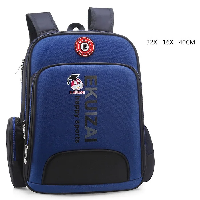 darkblue32x16x40 cm Водонепроницаемый нейлон школьные сумки для подростков мальчиков девочек большой емкости Детский Школьный Рюкзак Книга сумка Mochila школьный - Цвет: darkblue32x16x40 cm