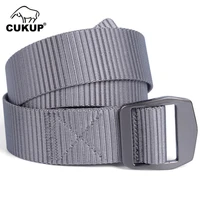 cukup unisex unique design anti allergy smooth buckles metal male belts top quality outdoor nylon belt jeans accessories cbck069