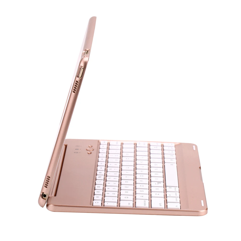 Смарт раскладушка 7 цветов LED Подсветка Беспроводной Bluetooth клавиатура чехол с 2800