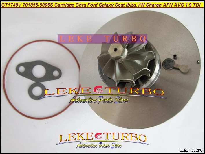 Турбокартридж Chra GT1749V 701855 0006 0002 S для Ford Galaxy Seat Ibiza VW Sharan AFN AVG 028145702 л